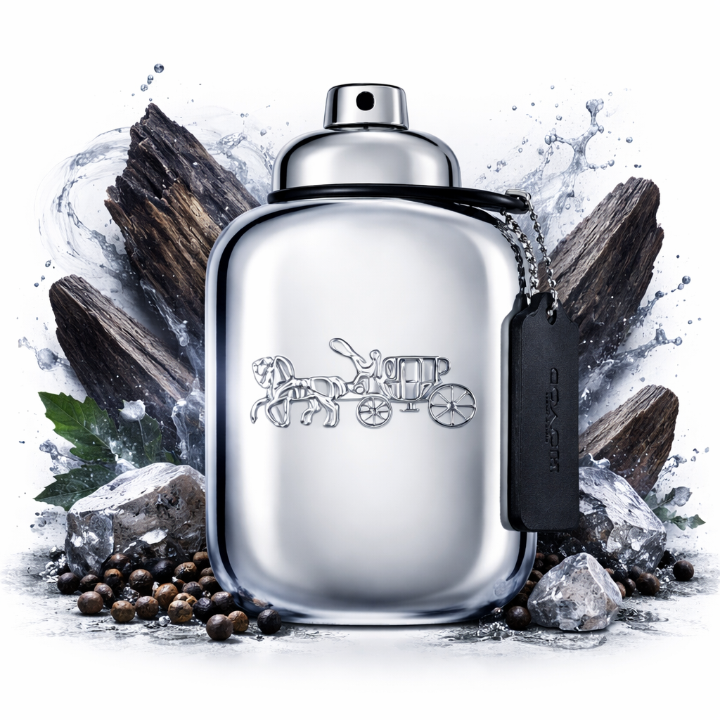 Coach Platinum es esa mezcla perfecta entre frescura elegante y fondo cálido adictivo. 